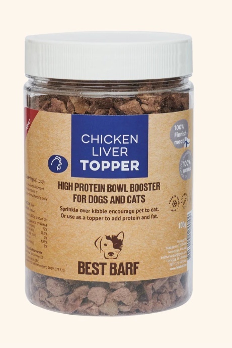 Best Barf liofilizowana wątroba kurczaka TOPPER 100 g