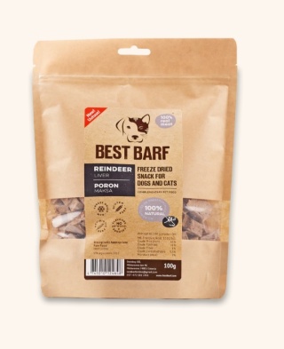 Best Barf liofilizowana wątroba renifera 100 g