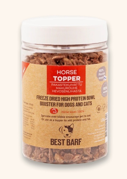Best Barf liofilizowane mięso końskie TOPPER 100 g