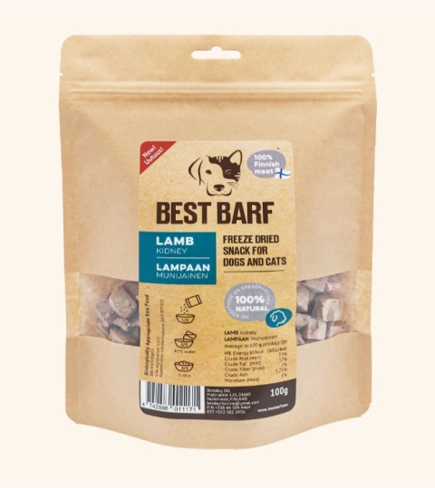 Best Barf liofilizowane nerki jagnięce 50 g