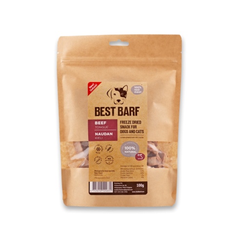 Best Barf liofilizowane ozory wołowe 100 g