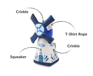 Zabawka HOLENDERSKI WIATRAK Totally Touristy