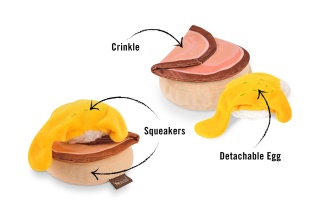 Zabawka JAJKO PO BENEDYKTYŃSKU Barking Brunch