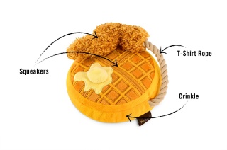 Zabawka KURCZAK Z GOFREM Barking Brunch