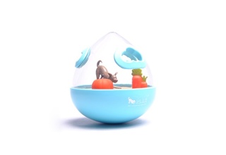 Zabawka NIEBIESKI Wobble Ball