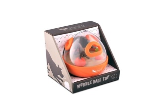 Zabawka POMARAŃCZOWY Wobble Ball