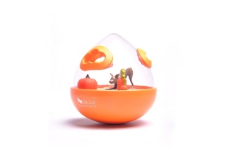 Zabawka POMARAŃCZOWY Wobble Ball