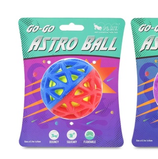 Dwukolorowa PIŁKA Astro Ball CZERWONO-NIEBIESKA
