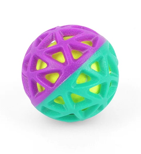 Dwukolorowa PIŁKA Astro Ball FIOLETOWO-ZIELONA