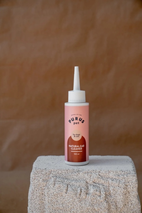 PURUS PET Naturalny płyn do przemywania uszu dla psa i kota 100 ml
