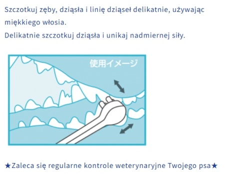 Szczoteczka do zębów dla psa KENKO CARE Toothbrush Silky Micro Head