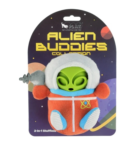 Zabawka 2 W 1 POMARAŃCZOWY KOSMITA Alien Buddies