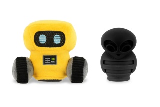 Zabawka 2 W 1 ŻÓŁTY KOSMITA Alien Buddies