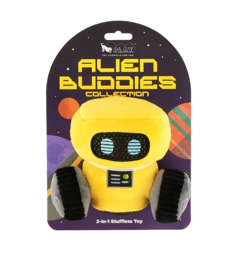 Zabawka 2 W 1 ŻÓŁTY KOSMITA Alien Buddies