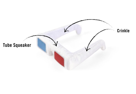 Zabawka 3-DOG OKULARY Hollywoof Cinema