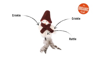 Zabawka BIAŁY PTASZEK Feline Frenzy