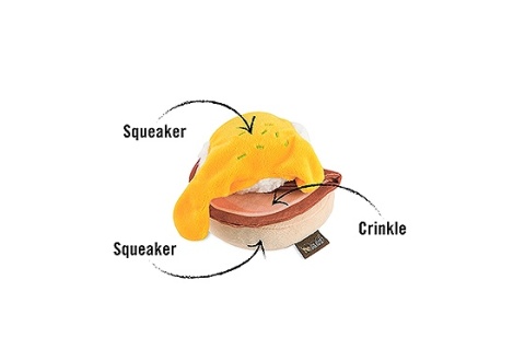 Zabawka JAJKO PO BENEDYKTYŃSKU XS Barking Brunch MINI