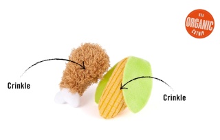 Zabawka KUKURYDZA I NÓŻKA KURCZAKA Feline Frenzy