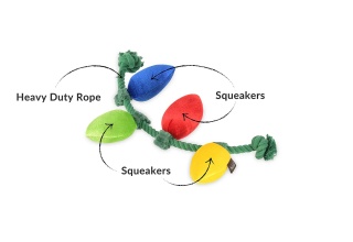 Zabawka LAMPKI Home for the Holiday