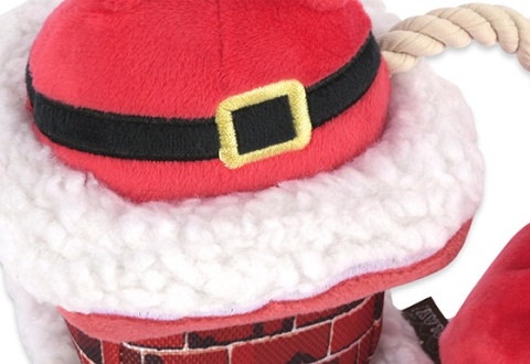Zabawka MIKOŁAJ W KOMINIE Merry Woofmas