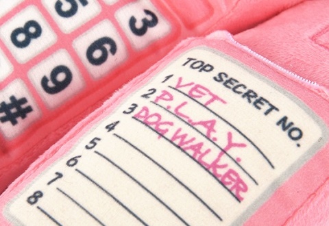 Zabawka Różowy telefon 80s Classic