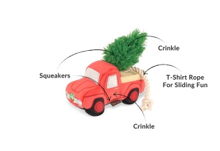 Zabawka TRUCK Z CHOINKĄ Home for the Holiday