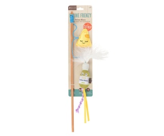 Zabawka WĘDKA WINO I SER Feline Frenzy