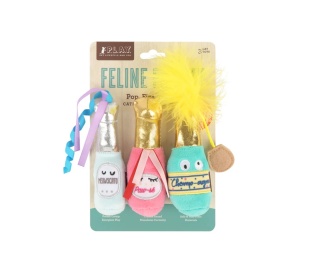 Zabawka ZESTAW SZAMPAŃSKICH BUTELEK 3PAK Feline Frenzy